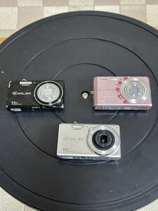 CASIO カシオ コンパクトデジタルカメラ EX-Z31 EX-Z77 EX-ZS28 3点セット※ジャンク品