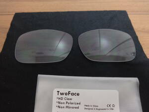 処分価格！★オークリー ツーフェイス 用 カスタムレンズ HD CLEAR 新品　Oakley TWO FACE Sunglasses　TWOFACE