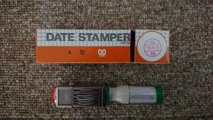 【中古】日付印　DATE STAMPER A型　「拓植」