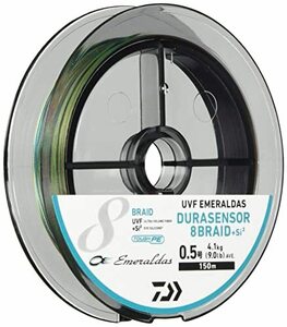 ダイワ(DAIWA) PEライン UVFエメラルダスデュラセンサーX8+Si2 0.6号 150m 3カラー(カラーマー