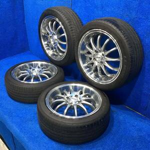 [AK-0017119] ホイール PIAA VICTORIA D-75 ピア ヴィクトリア 16インチ 深リム 6.5J +42 4x100 DUNLOP 195/45R16 4本 ホンダ用