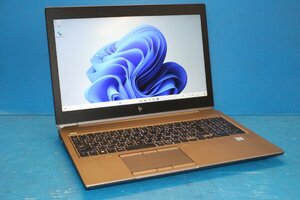 ■HP■ ZBook 15 G6 Mobile Workstation / Core i7-9850H 2.6GHz / メモリ 32GB / NVMe SSD 512GB / Quadro T2000 / Windows11 Pro