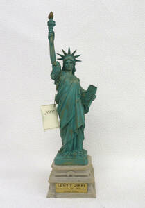 40619 自由の女神 置物 Liberty 2000 Commemorating the Millennium 割れあり インテリア 高さ37cm