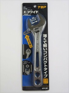 ★送料無料★エコワイド モンキレンチ HY-36 250mm口開寸法8～36 トップ工業