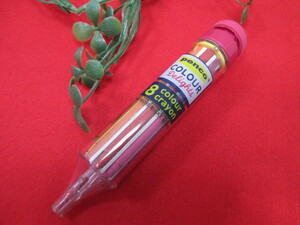 クリGY5321 8 Color Crayon | 1本で8色楽しめる大人かわいいカラークレヨン　全長13.5ｃｍ