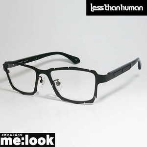 Less than human レスザンヒューマン 眼鏡 メガネ フレーム 31271　C-195　サイズ52 度付可 ブラック