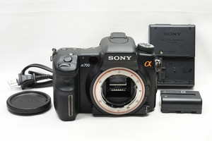 【適格請求書発行】良品 SONY ソニー α700 ボディ DSLR-A700 デジタル一眼レフカメラ【アルプスカメラ】240208f