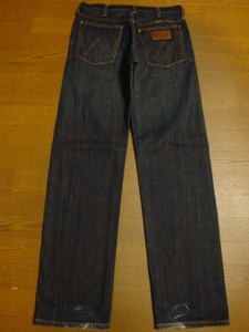 ★Wrangler　ラングラー　ジーンズ　W31　L35　デニム　ストレート　ロープラングラー　色濃いめ　【レターパック送料520円】