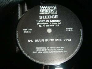 12inch【Sledge】Lost In Music (Natural Honey Remix 
