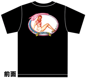 ピンナップガール Ｔシャツ 黒 50