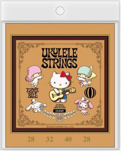 即決◆新品◆送料無料ERNIE BALL EB2329 UKULELE CL SANRIO×1 クリア・ナイロン ボールエンド ウクレレ弦 サンリオ コラボ /メール便