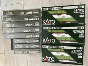 KATO【新品未走行】C56小海線+スユニ61+スハ32+スハフ32+スハ33+ツム1000X4両+コキ5500通風コンテナ2両X2Set+コキ6000形コンテナ2両+ヨ3500