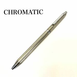 CHROMATIC クロマチック　2色ボールペン　格子柄　シルバー金具　USA製