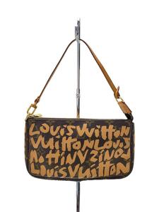 LOUIS VUITTON◆ポシェット・アクセソワール_モノグラム・グラフィティ_BRW/PVC/BRW