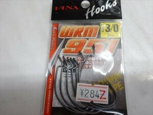 ＦＩＮＡ【即決】ＷＲＭ９５１　サイズ３／０　オフセットフック　フィナ　新品Z