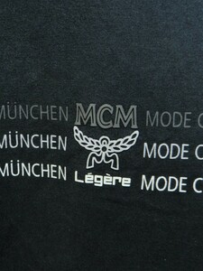 MCM ロゴ Tシャツ 黒 3L メンズ ブラック エムシーエム ビッグサイズ