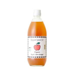 オーガニック アップルサイダービネガー 600ml (有機 りんご酢 フルーツビネガー 無濾過 菌母(MOTHER)含有 無添加 100%天然