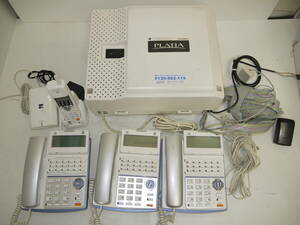 926 SAXA サクサ ビジネスフォン まとめ PLATIA standard 主装置 PT1000strd/電話機 TD710/子機 BT700