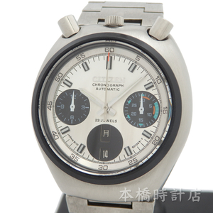 【中古】シチズン　CITIZEN　チャレンジタイマー　4-901011Y　自動巻クロノグラフ　OH済み