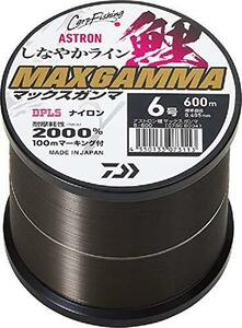 ダイワ(DAIWA) ナイロンライン アストロン鯉 MAXガンマ 6号 600m タニシブラック