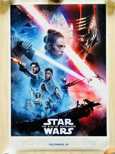 「スター・ウォーズ／スカイウォーカーの夜明け」② (2019)映画ポスター　USA版　ワンシート　オリジナルポスター　アメリカ版ポスター