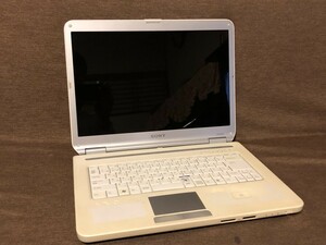 SONYノートPC VAIO type N　VGN-NR50B　ジャンクで