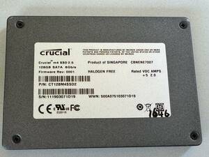 CRUCIAL SSD 128GB【動作確認済み】1646　