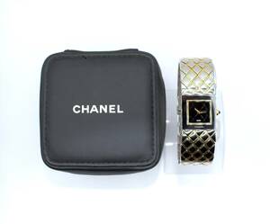 ☆時計 ☆CHANEL （シャネル ）☆H0475☆マトラッセ BK文字盤 レディース クォーツ 腕時計☆稼動品☆『VRW-27』