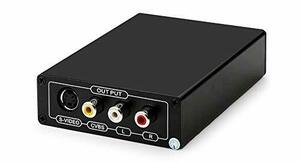 【中古】 HDMI DVI - コンポジット RCA Sビデオコンバーター HDMIオーディオエクストラクター付き