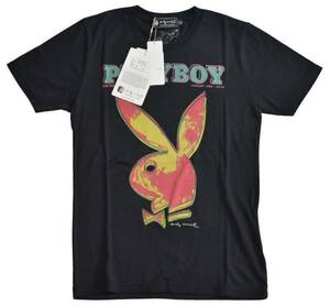 新品 ヒステリックグラマー × Andy Warhol × PLAYBOY Tシャツ 黒 S Y-97934