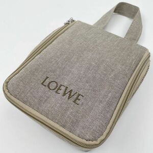 1円●未使用●希少 LOEWE ロエベ 最高級 メンズ セカンドバッグ クラッチバッグ ハンドバッグ グレー