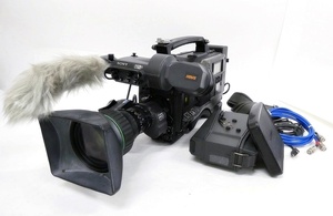 16 38-595268-11 [Y] (3) SONY ソニー HDW-700A HDCAM カムコーダー 放送用 ビデオカメラ ショルダーカメラ レンズ Canon 福38