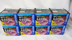 #T206　maxell　マクセル　MOディスク　640MB　10枚　8セット 計80枚　日立マクセルMA-M640.WIN.B1P　未開封品　