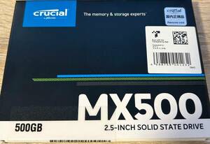 【新品未開封】CRUCIAL製 SSD 500GB MX500　