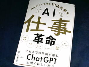 【裁断済】AI仕事革命 -ChatGPTで仕事を10倍効率化-【送料込】