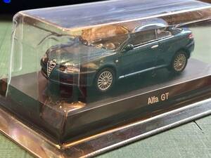 【貴重品・当時物】1/64 京商 アルファロメオ ミニカーコレクション Alfa GT ブルー アルファ　Alfa Romeo