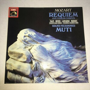EMI 独盤 ムーティ＆ベルリンフィル モーツァルト：レクイエム他 1987年録音 DIGITAL