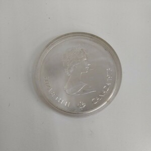 【長期保管】【当時物】 カナダ モントリオールオリンピック 5ドル 銀貨