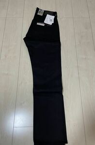 ★NUDIE JEANS THIN FINN DRY EVER BLACK ヌーディージーンズ シンフィン ［ドライエバーブラック］ストレッチ 34インチ 未使用品★