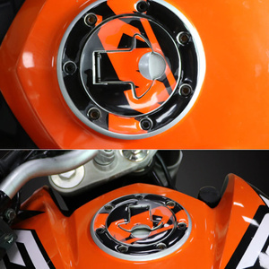3D オートバイ反射燃料タンクカバー　パッド用ステッカー車　装飾ステッカー ktm DUKE390 13-14/ DUKE200 12-14　