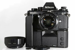 良品 「ジウジアーロデザイン」Nikon F3 アイレベル 一眼レフイルムカメラ MD-4 モータードライブ Ai Nikkor 50ｍｍ f1.4 オールドレンズ