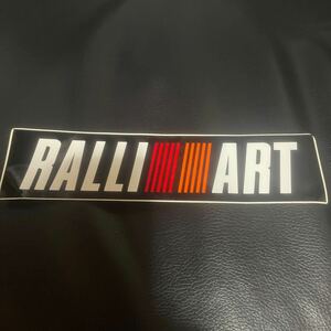 【送料無料】ステッカー RALLIART ラリアート デカール　20×5センチ　シール　三菱　ラリーアート