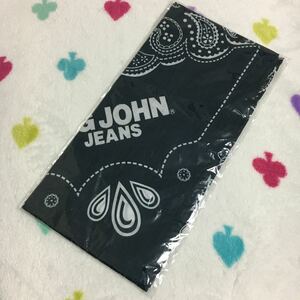 新品 BIG JOHN JEANS　ビックジョン ジーンズ　バンダナ ノベルティ