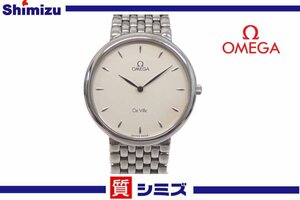 1円【OMEGA】稼働品 オメガ デビル クオーツ Cal.1478 メンズ腕時計 ラウンド シルバーカラー 約17ｃｍ◆質屋出品