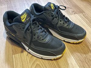 26.5cm ナイキ エアマックス 90 エッセンシャル ブラック イエロー　スニーカー　AIR MAX90