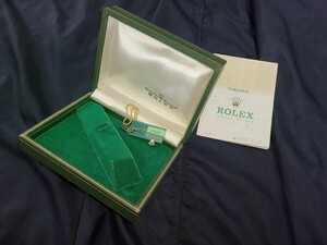 ■本物ROLEX1968年(昭和43年)の空き箱とギャラタグ付き■　ロレックス箱.ボックス.ケースBOX