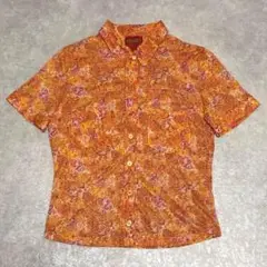 80s 90s KENZO ケンゾー フラワー 花 ボタニカル 柄 シャツ