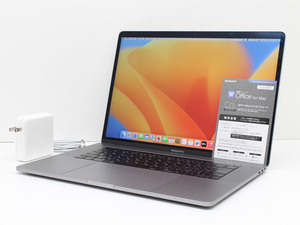 送料無料♪Apple Macbook Pro 15-inch,2018 MR942J/A スペースグレイ Core i7 8850H 2.6GHz メモリ32GB SSD512GB Cランク Z56