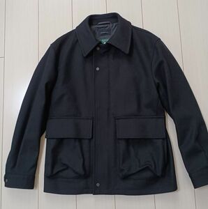 UNITED ARROWS green label relaxing　BALLIS メルトン ロードジャケット ブルゾン　メンズ　サイズS　ブラック