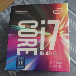 ☆Intel CPU Core i7 7700k BOX LGA1151 BX80677I77700K 動作確認済み